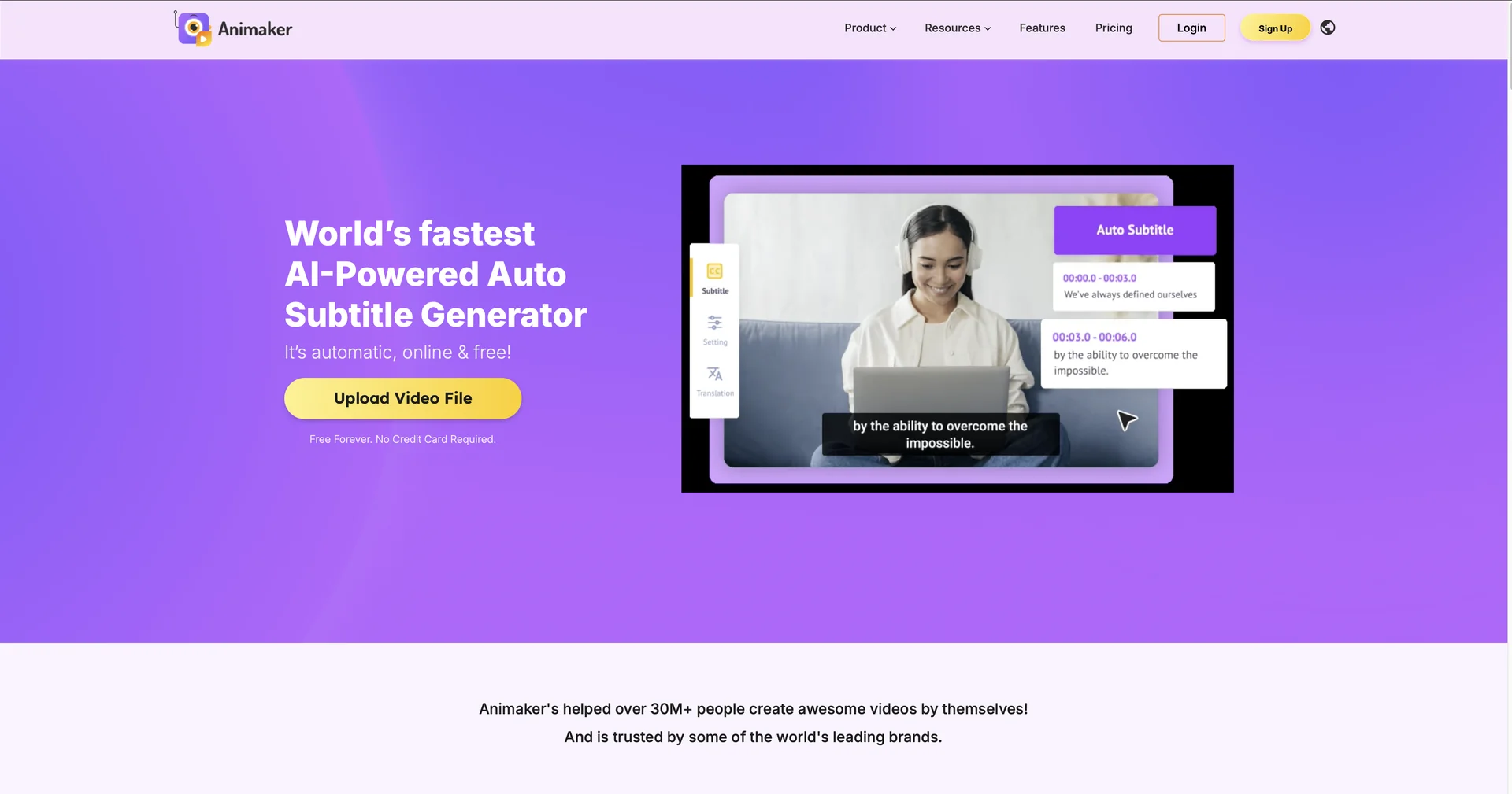 Animaker Subtitle Generator