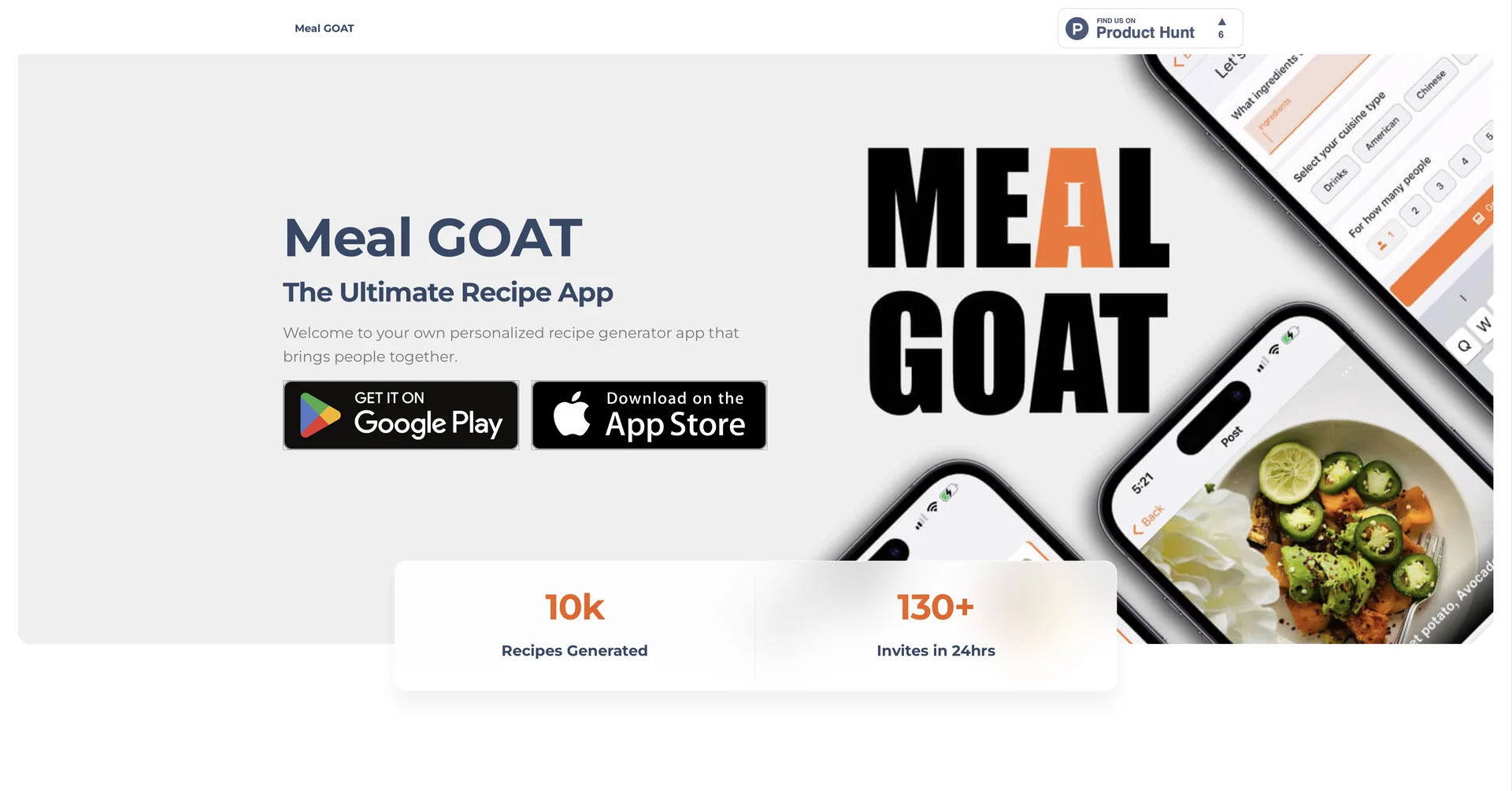 Meal GOAT