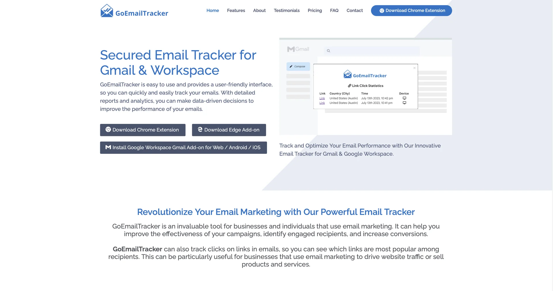GoEmailTracker