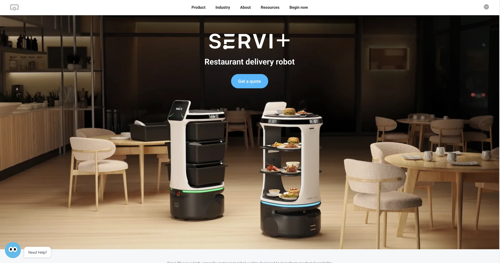 Servi Plus by Bear Robotics