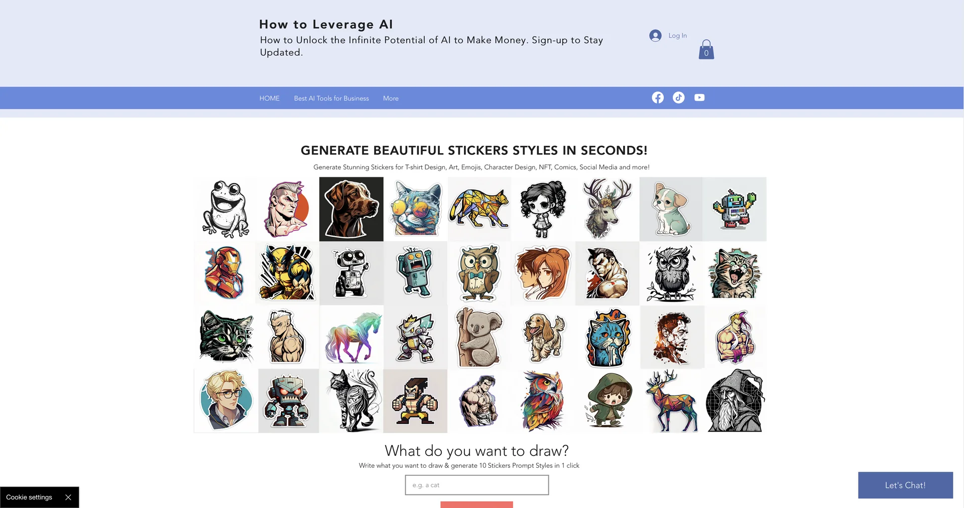 Sticker Prompt Generator