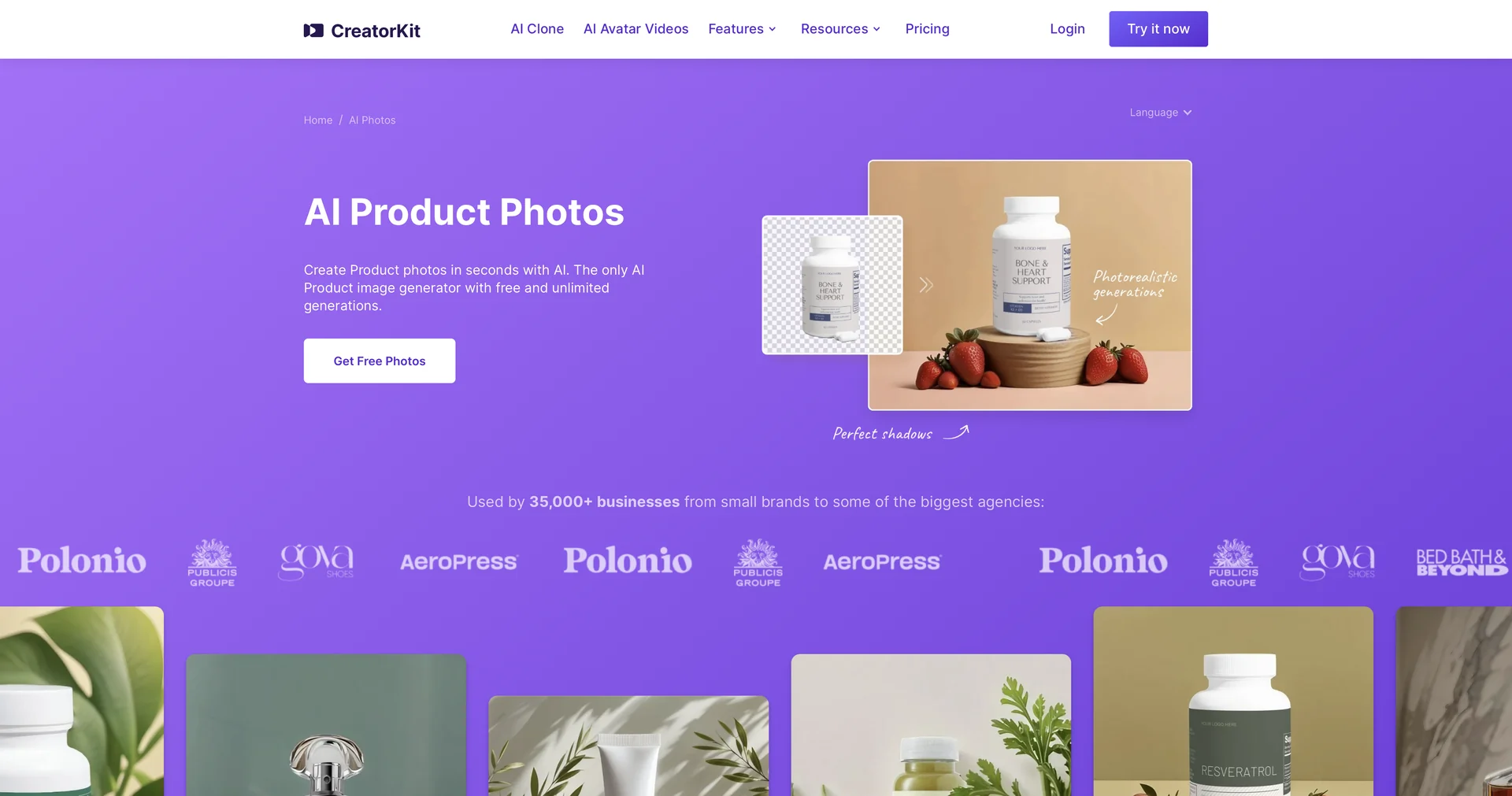 CreatorKit AI Product Photos