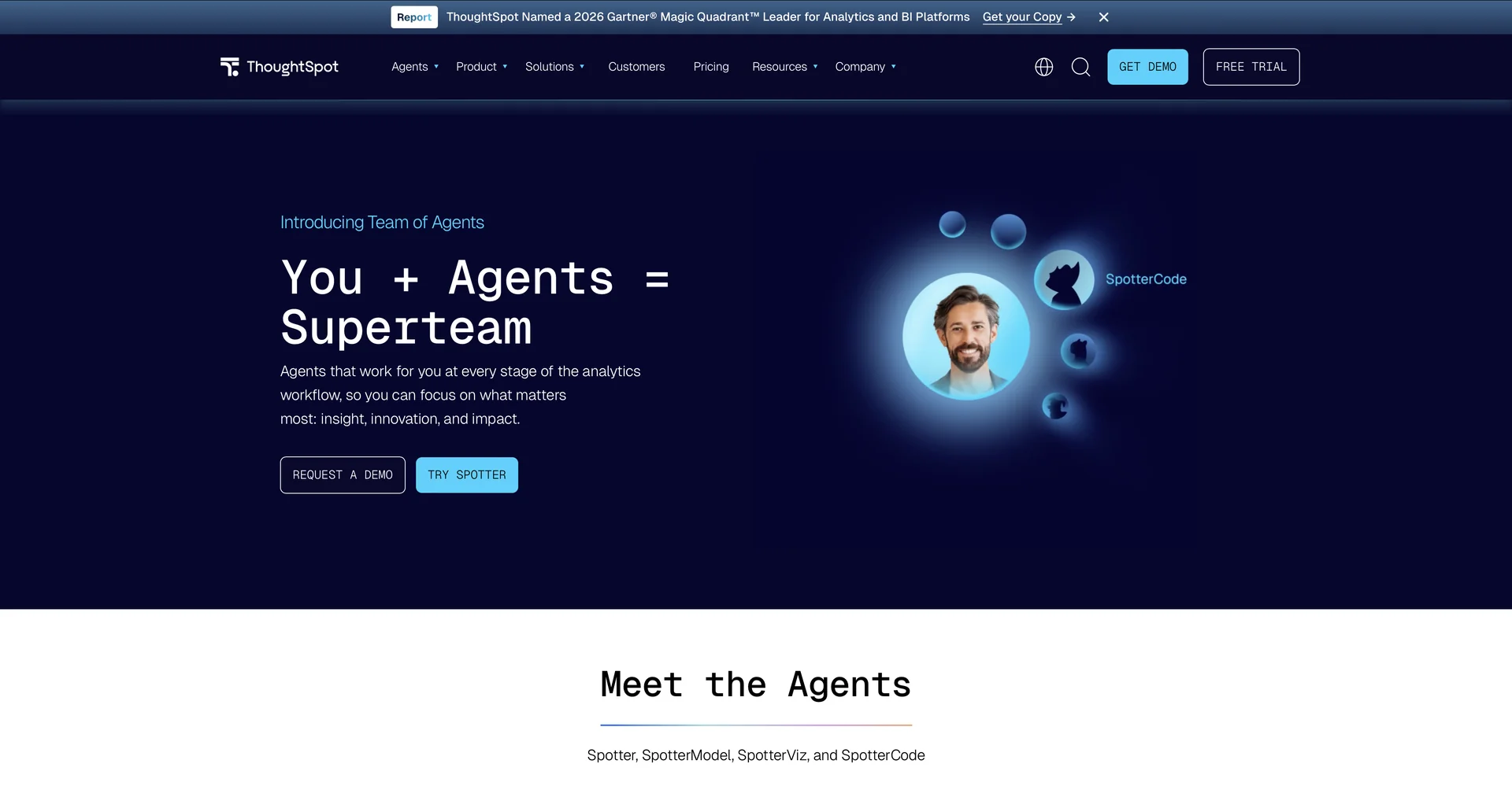 ThoughtSpot Spotger AI Agents
