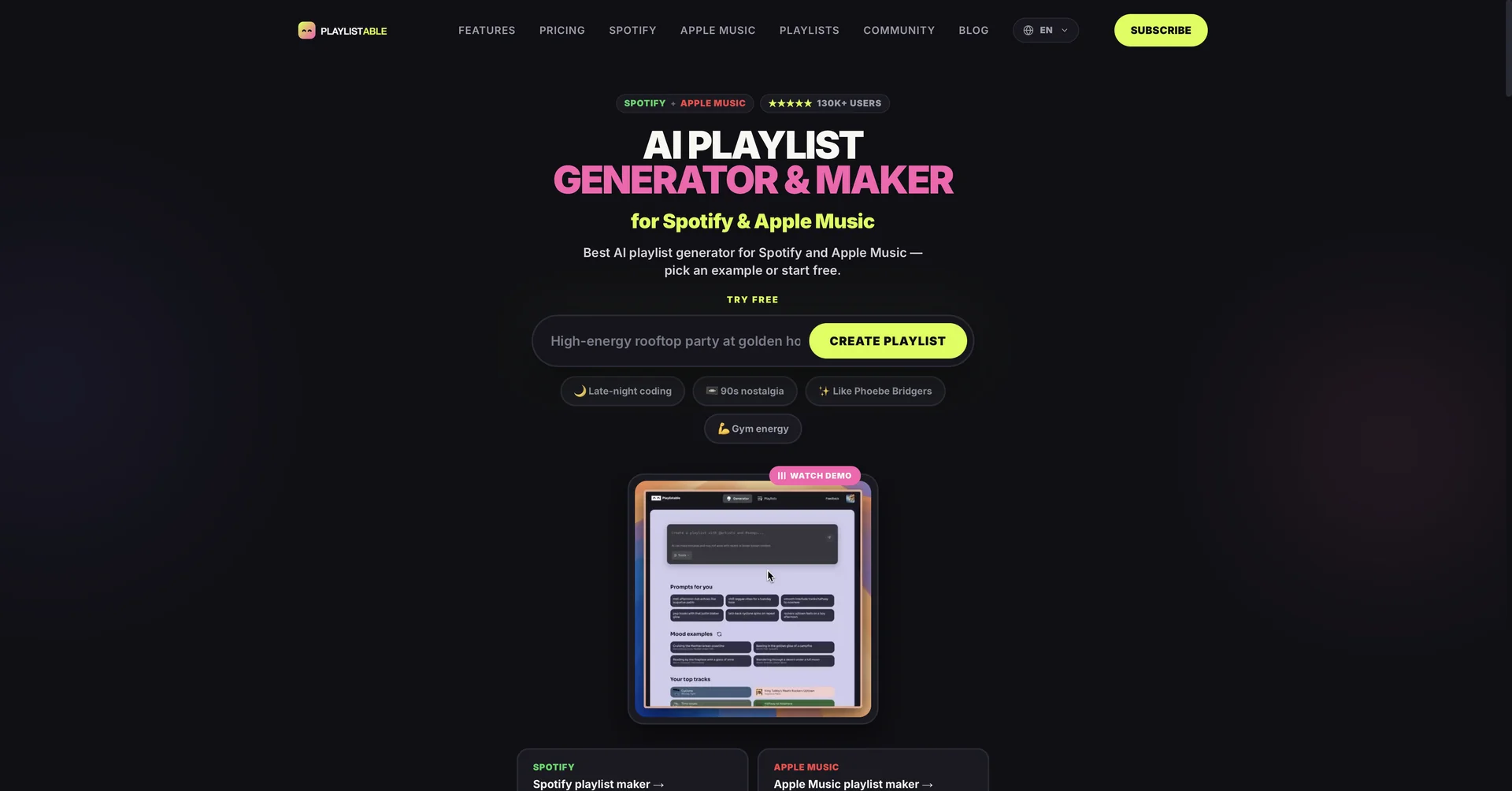 Playlistable
