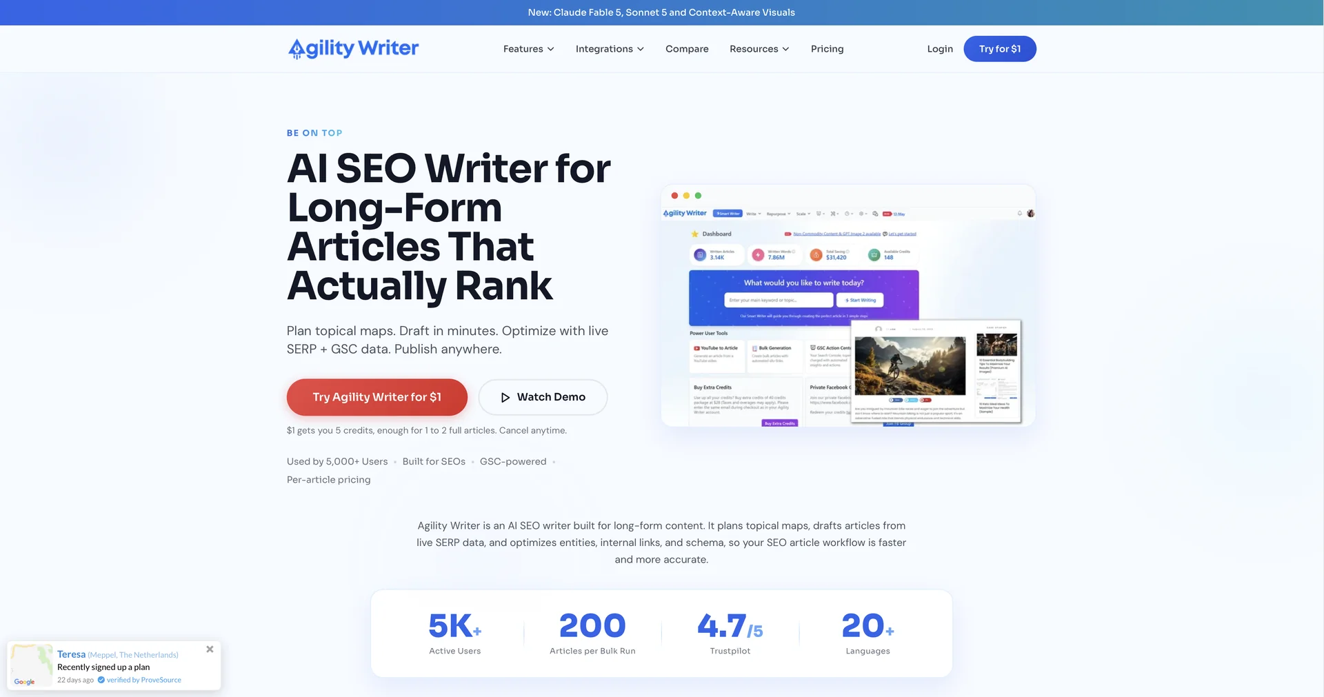 Agility Writer