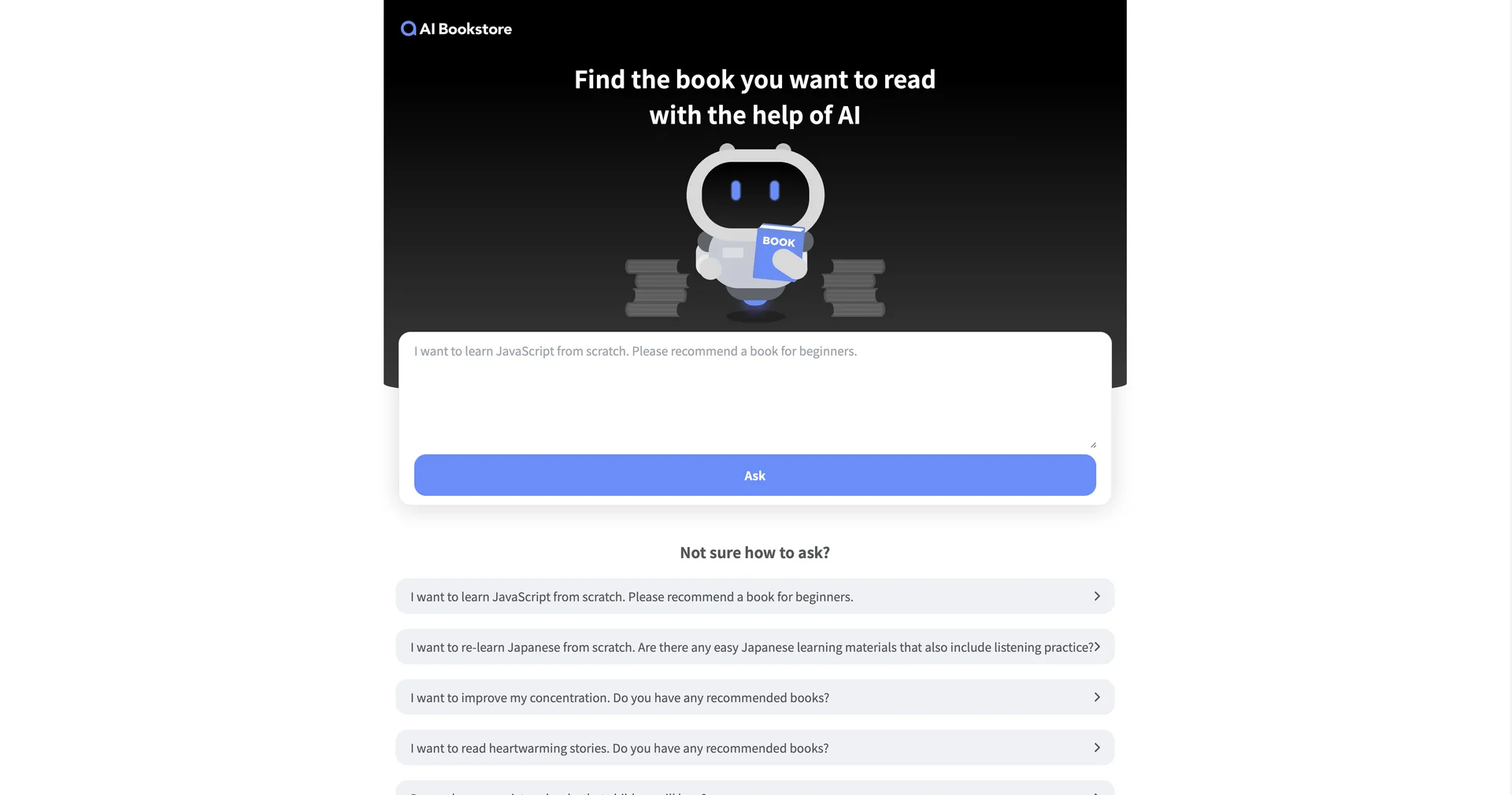AI Bookstore