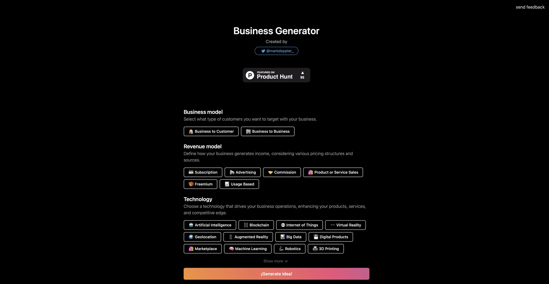 Business Generator
