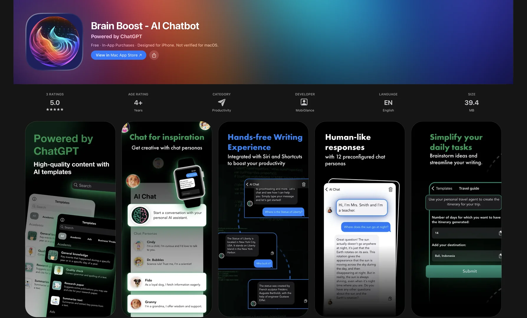 Brain Boost - AI Chatbot