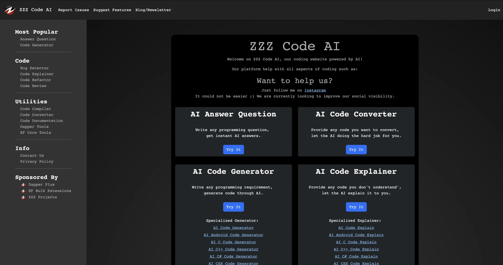 ZZZ Code AI