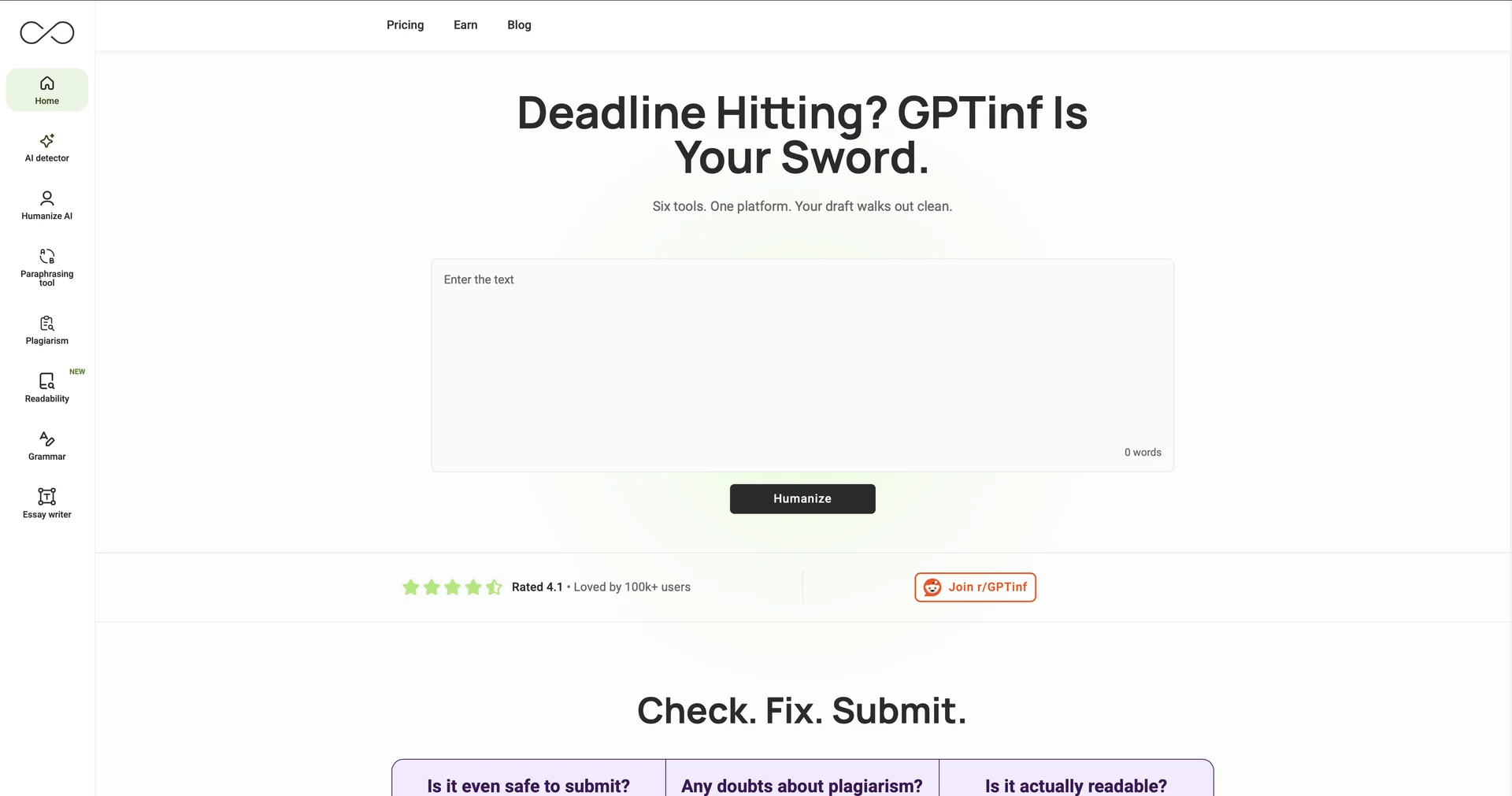 GPTinf