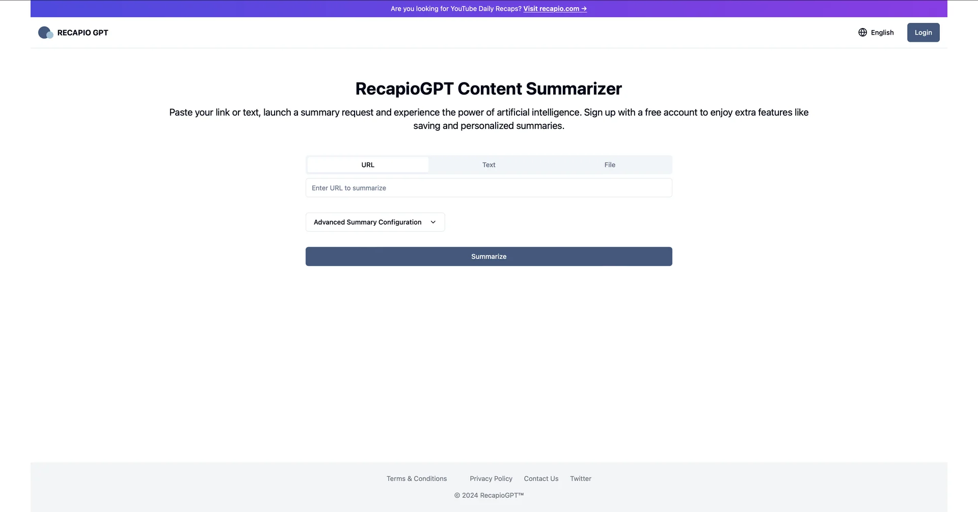 RecapioGPT