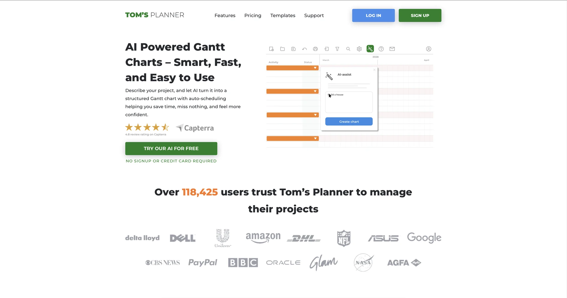 Tom's Planner AI