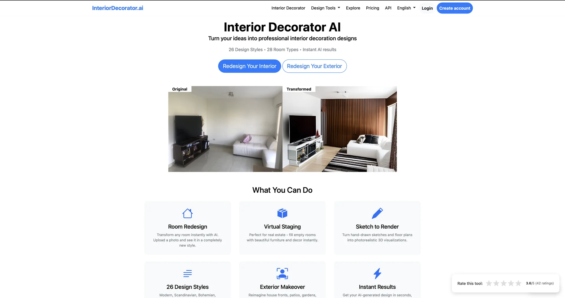 Interior Decorator AI