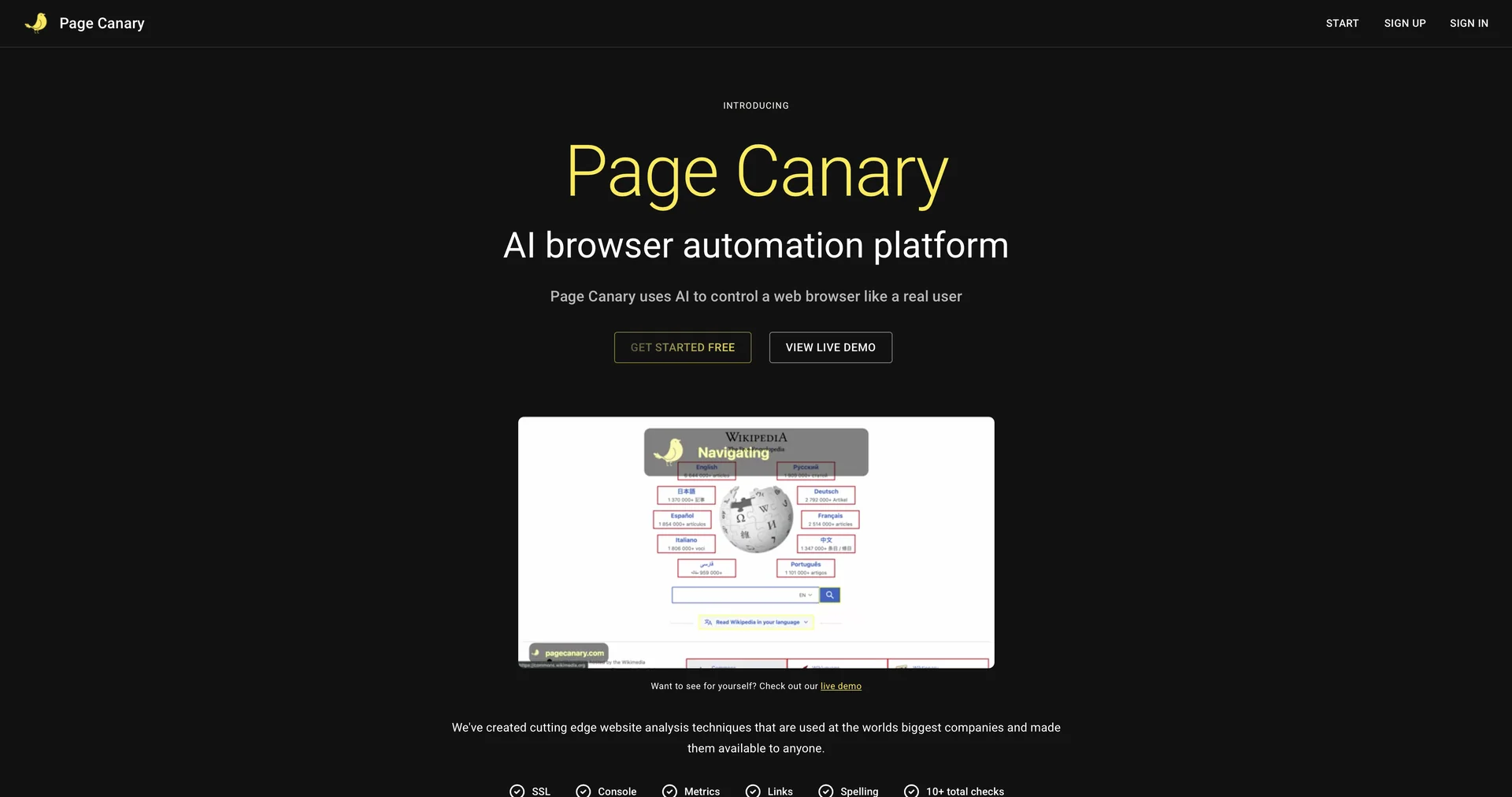 Page Canary