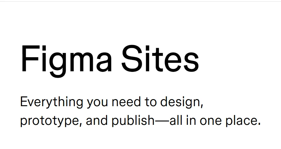 Figma Sites