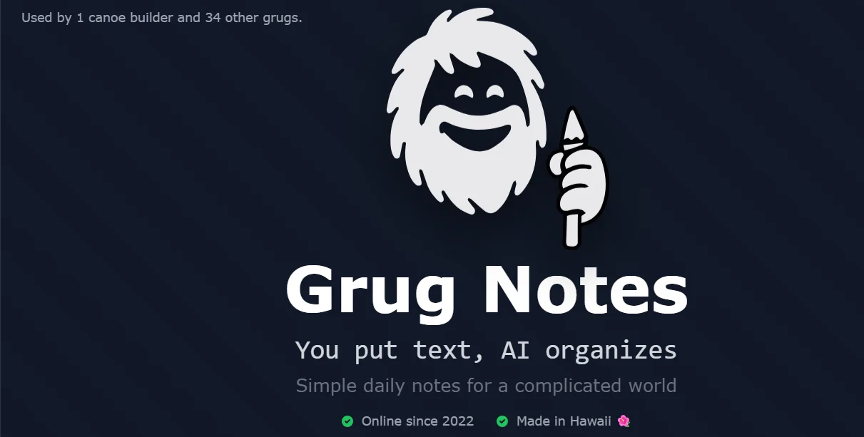 Grug Notes