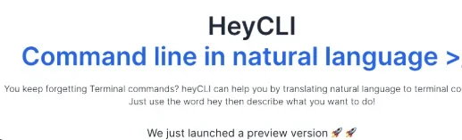 heyCLI