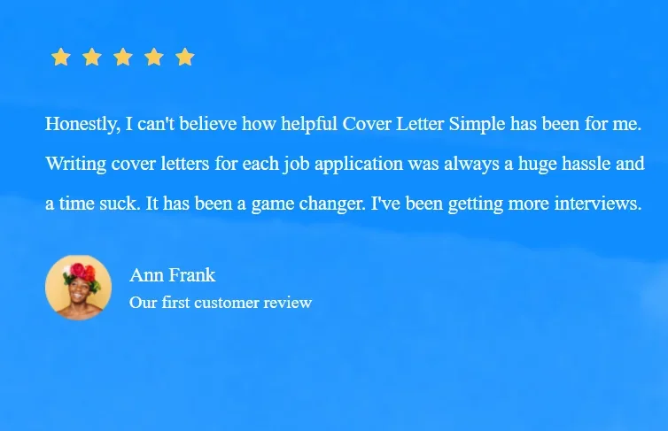 CoverLetterSimple.ai