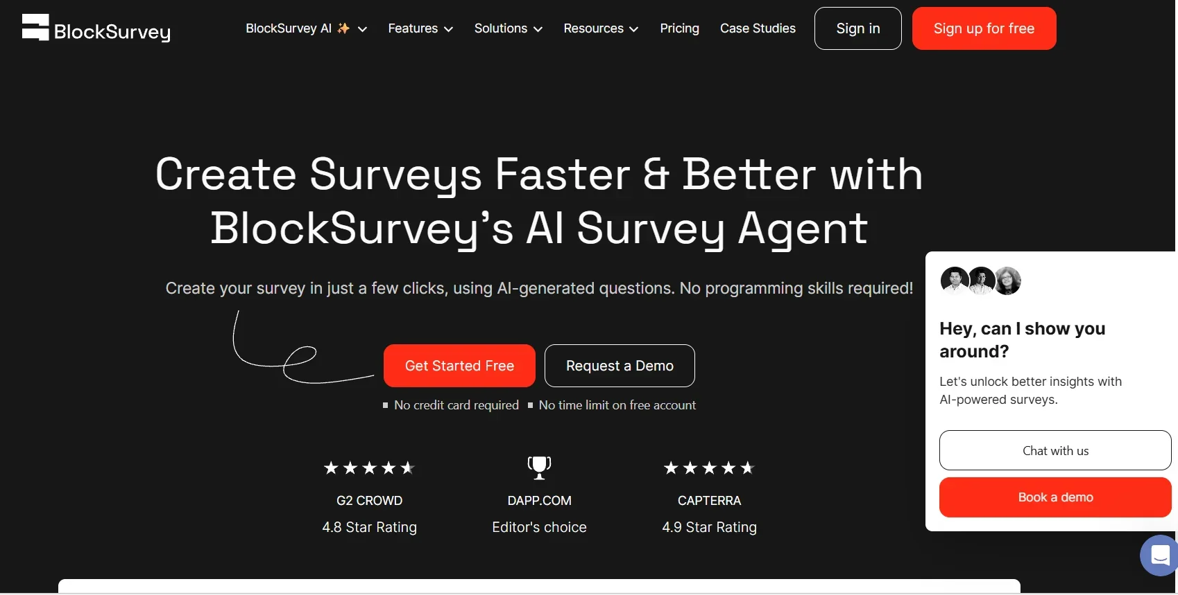 BlockSurvey AI‑Surveys