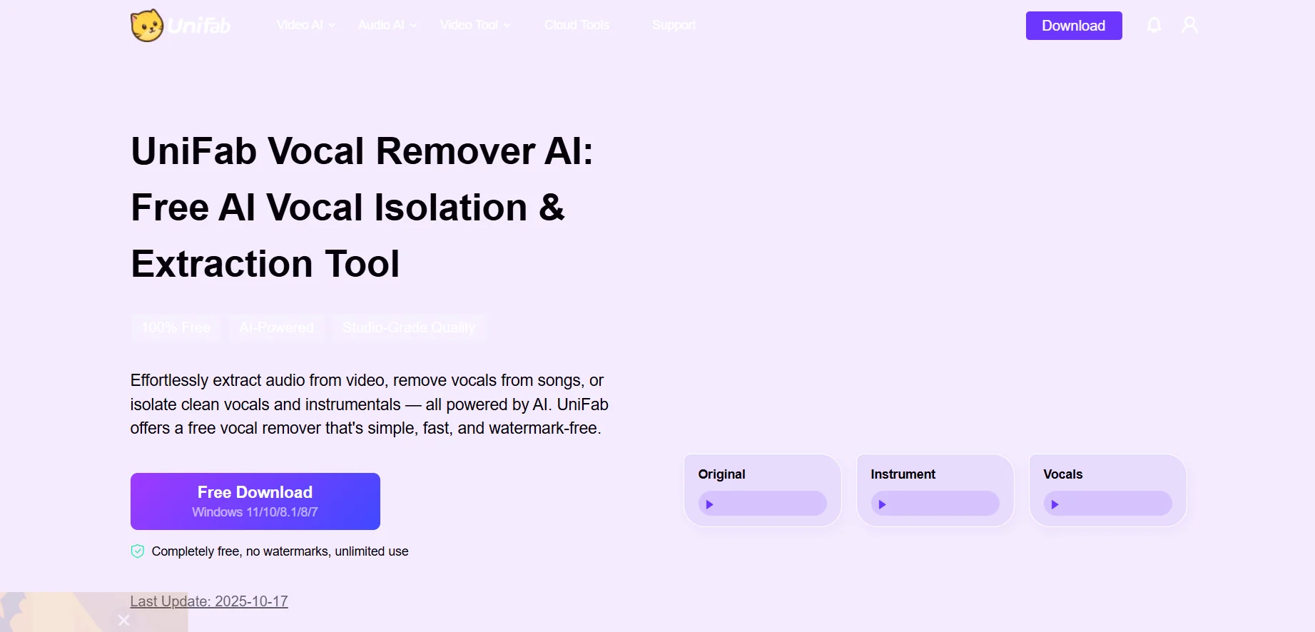 UniFab Vocal Remover A