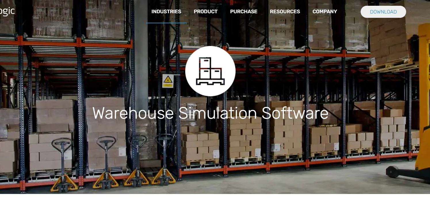AnyLogic Warehouse Simulation