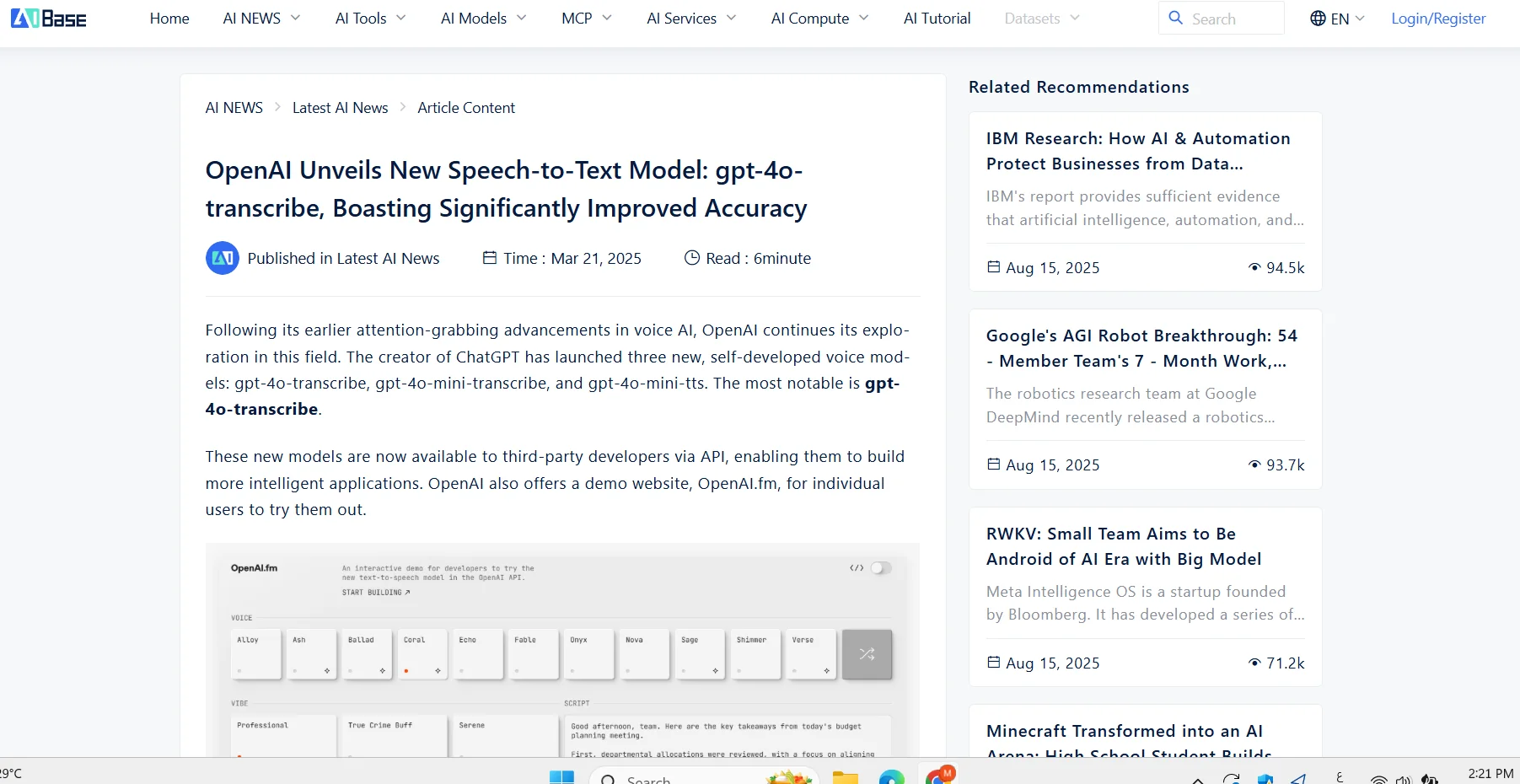 gpt‑4o‑transcribe