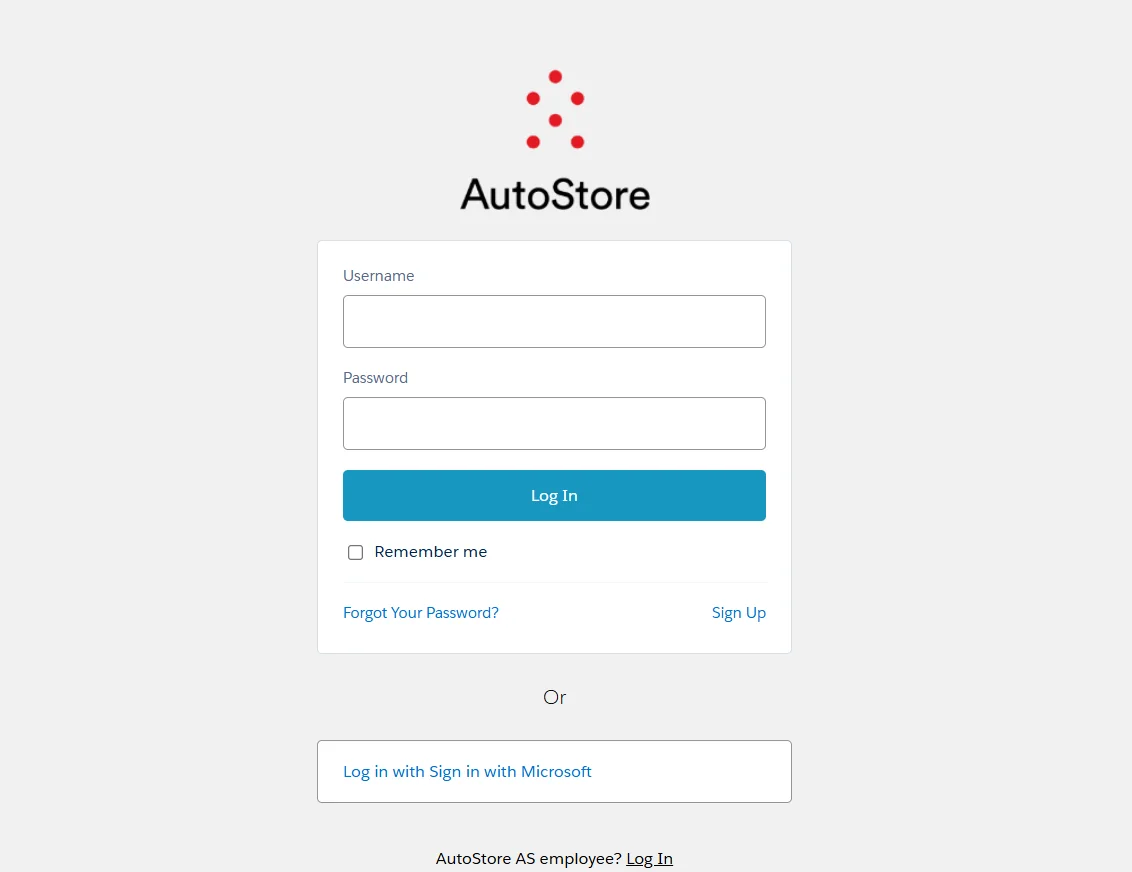 AutoStore CRM Portal 