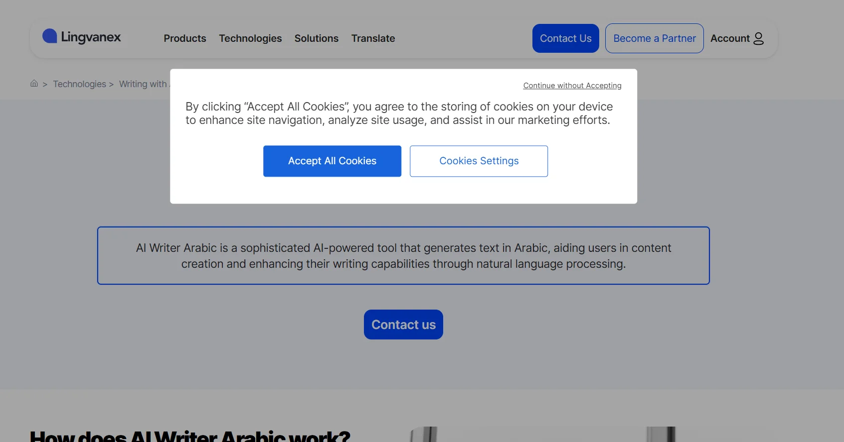 AI Writer Arabic
