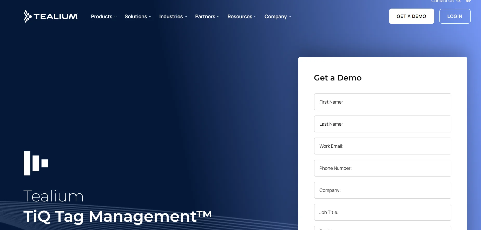 Tealium iQ Tag Management System