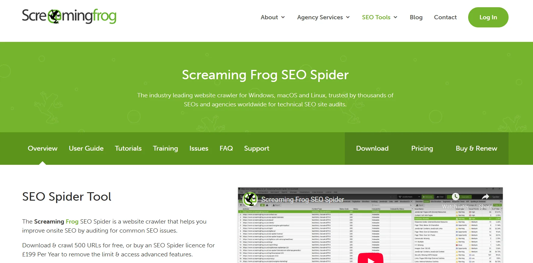Screaming Frog SEO Spider 