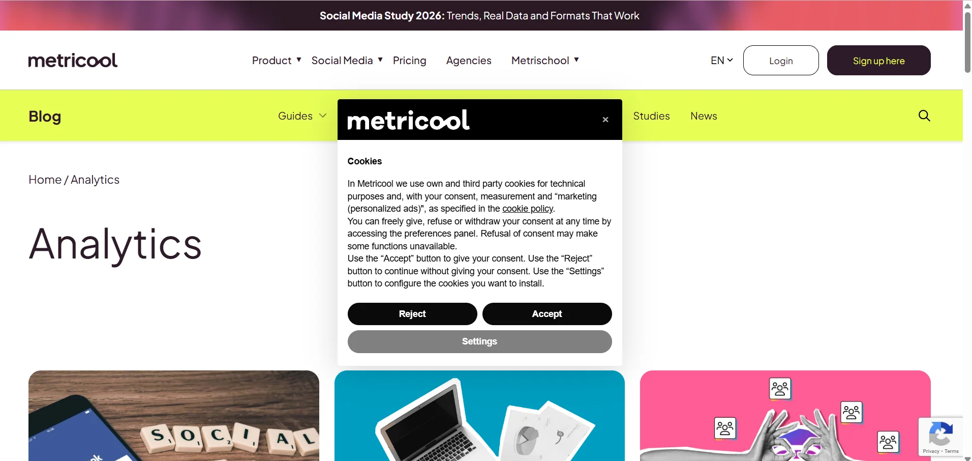 Metricool Analytics