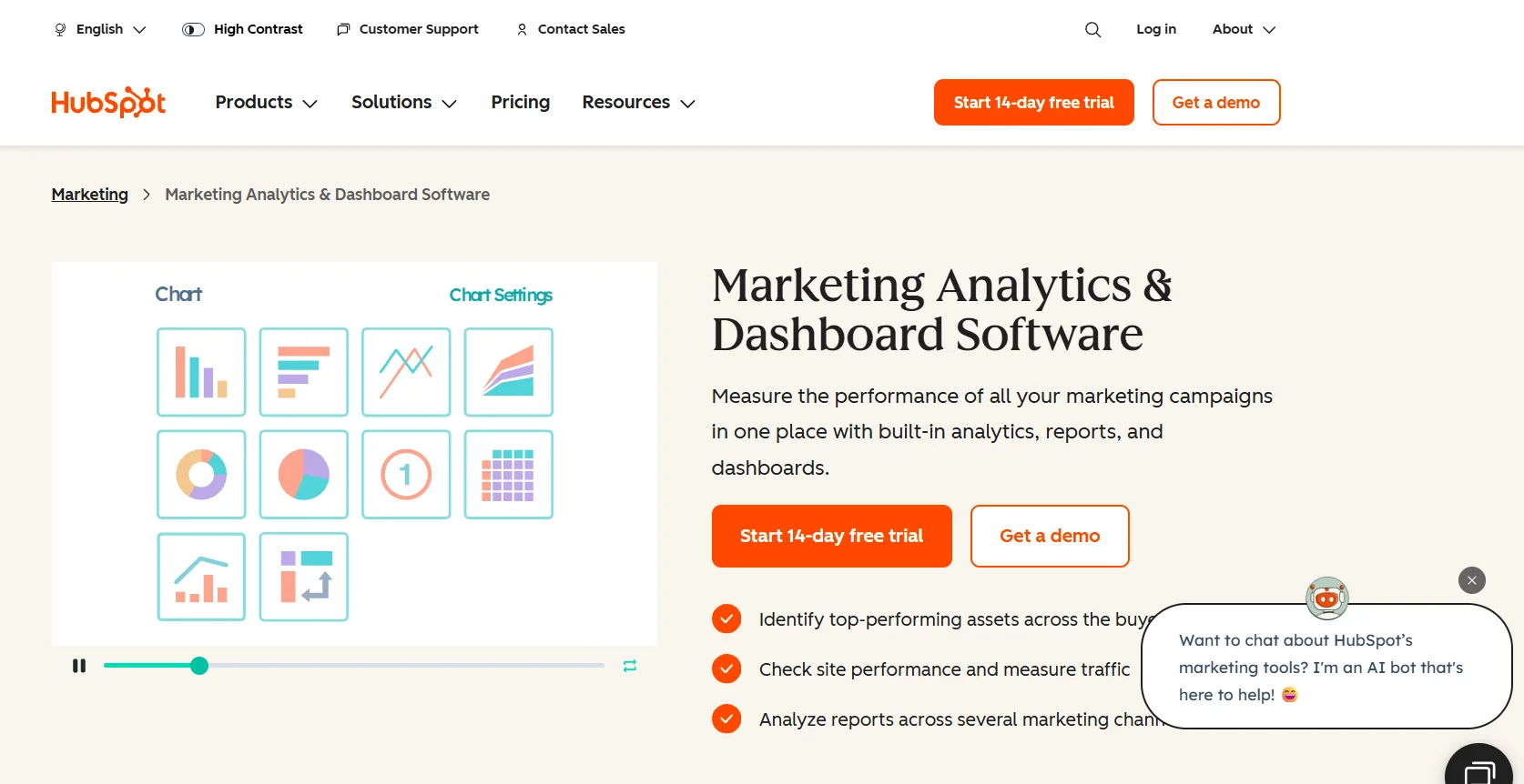 HubSpot Marketing Analytics