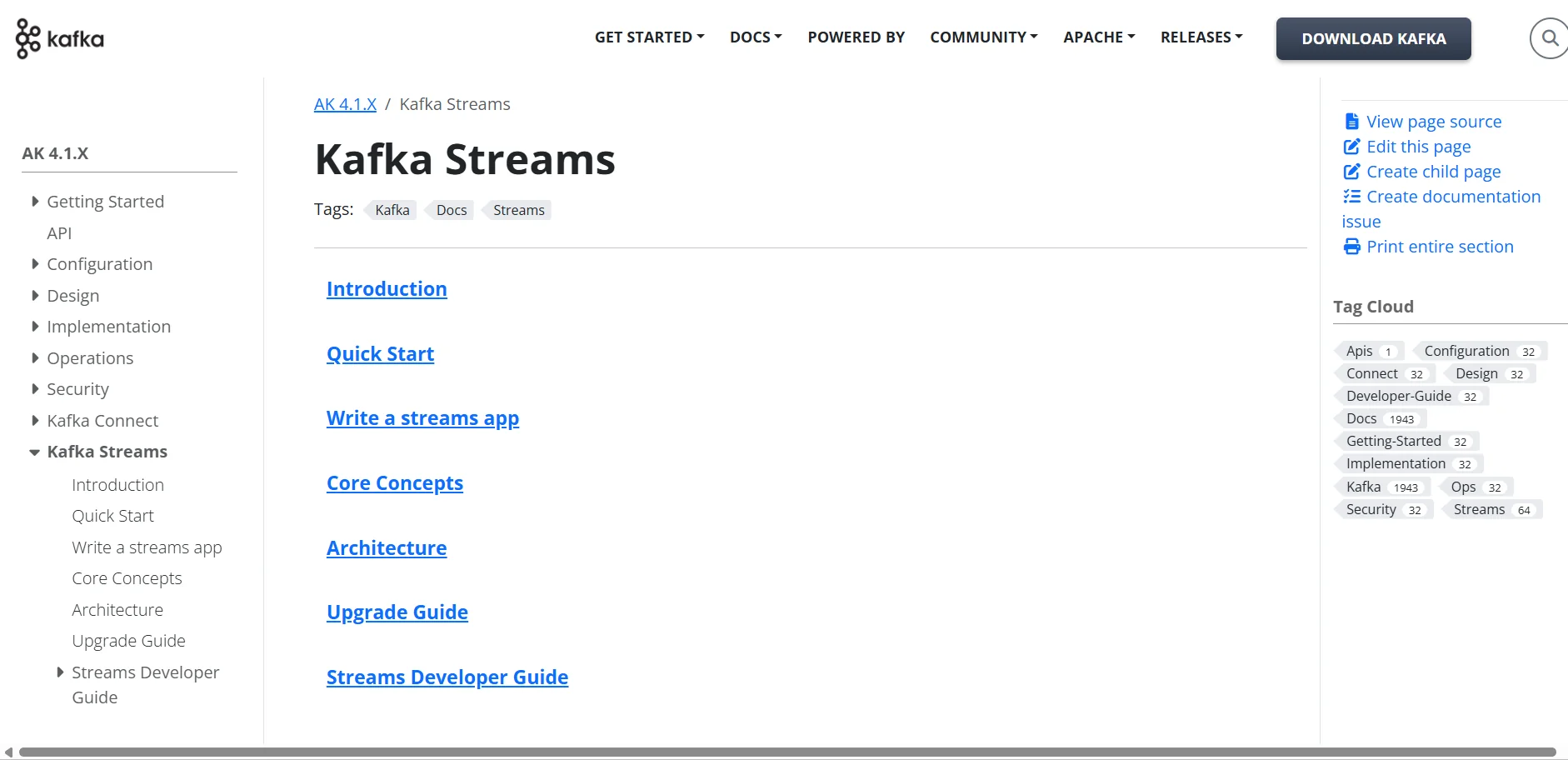 Apache Kafka Streams