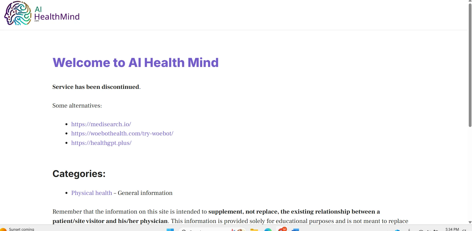 AI Health Mind