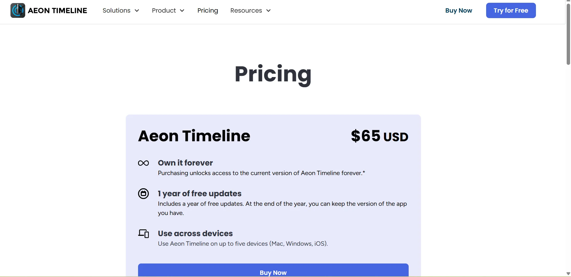 Aeon Timeline